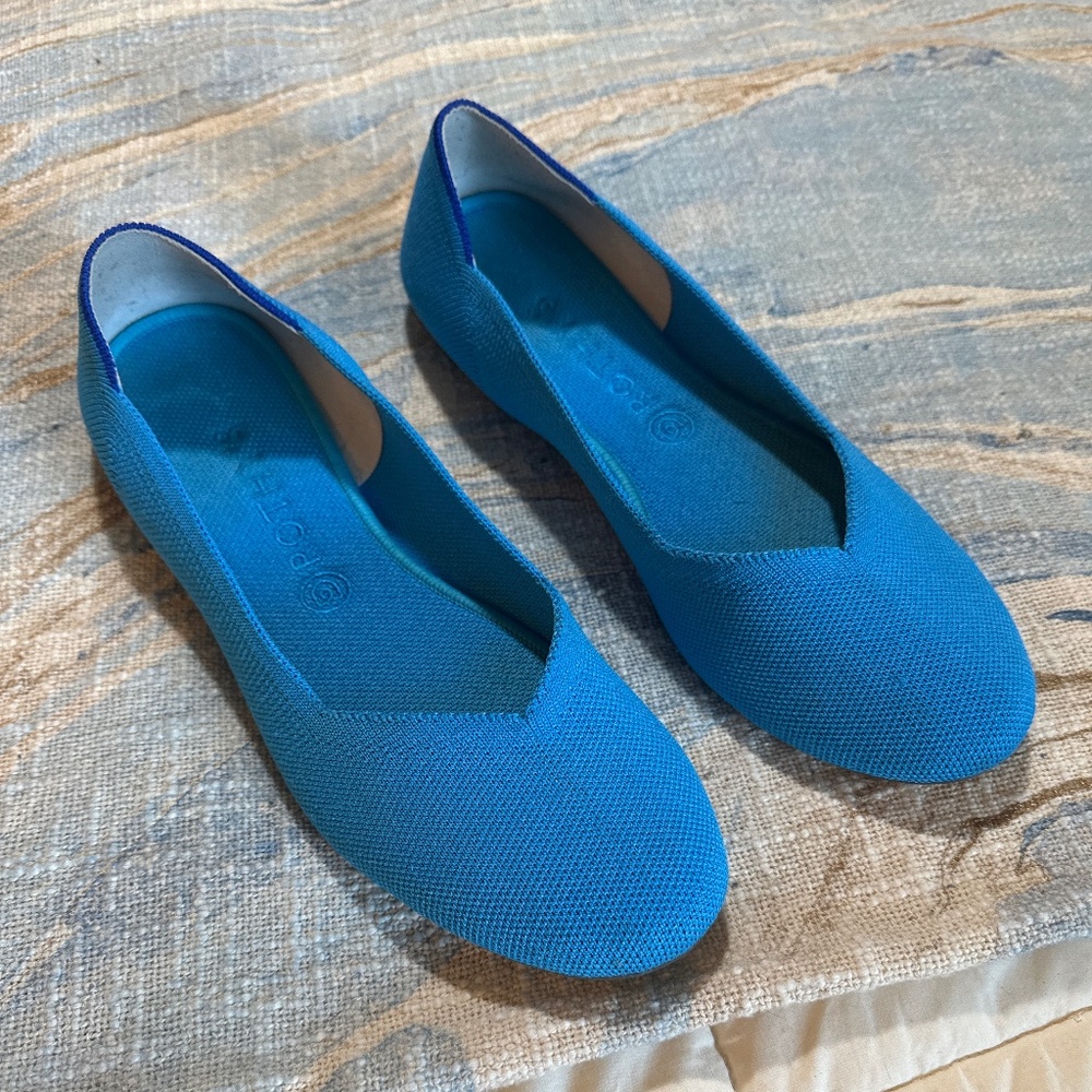 Rothy’s The Flat Size W11 (discontinued blue)